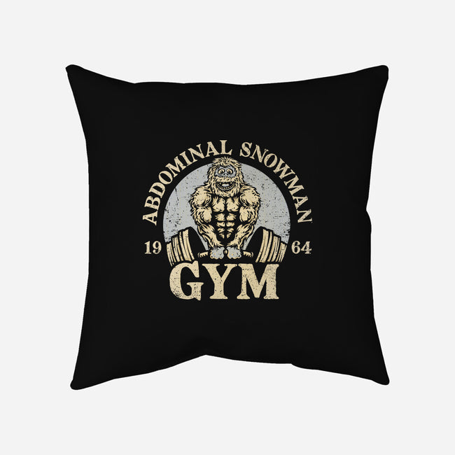 Abdominal Snowman Gym-None-Removable Cover w Insert-Throw Pillow-kg07