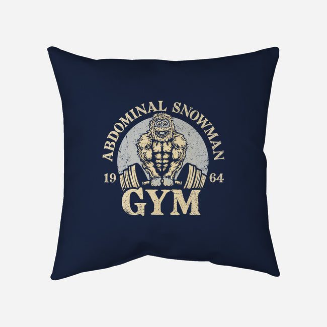Abdominal Snowman Gym-None-Removable Cover w Insert-Throw Pillow-kg07