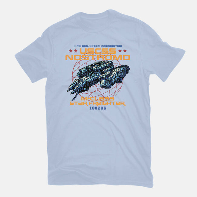 Star Freighter-Mens-Basic-Tee-momma_gorilla
