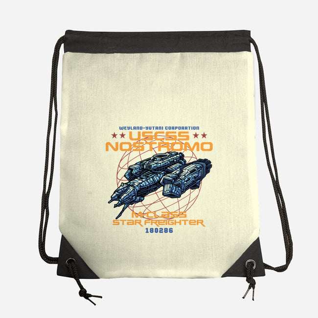 Star Freighter-None-Drawstring-Bag-momma_gorilla