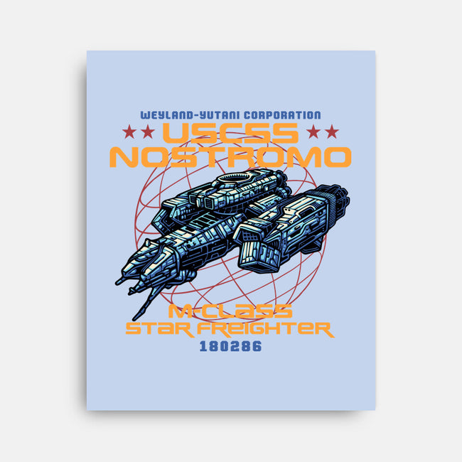 Star Freighter-None-Stretched-Canvas-momma_gorilla