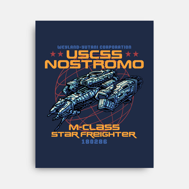 Star Freighter-None-Stretched-Canvas-momma_gorilla