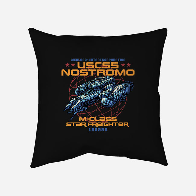 Star Freighter-None-Removable Cover w Insert-Throw Pillow-momma_gorilla