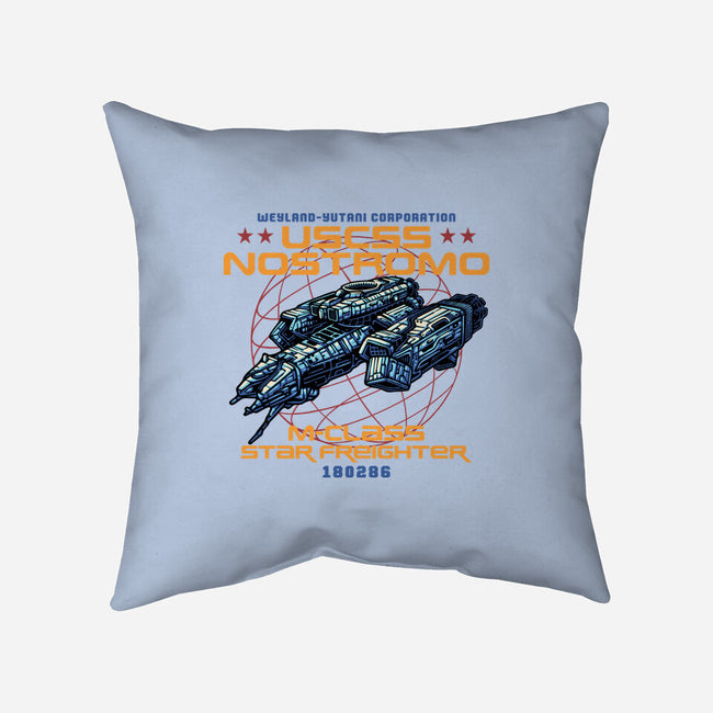 Star Freighter-None-Removable Cover w Insert-Throw Pillow-momma_gorilla