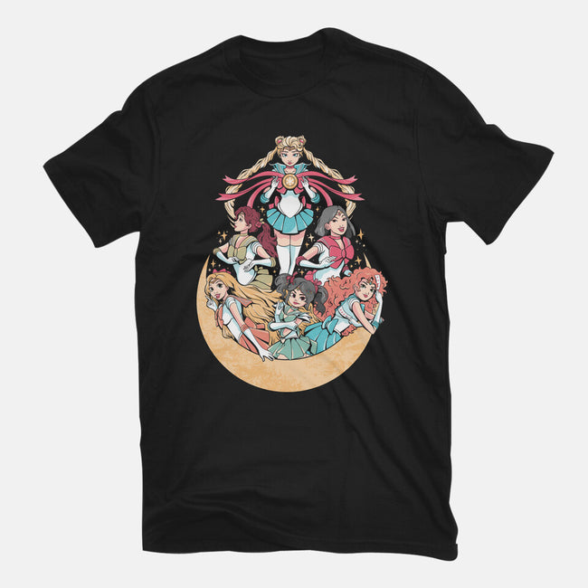Moon Princesses-Unisex-Basic-Tee-yumie