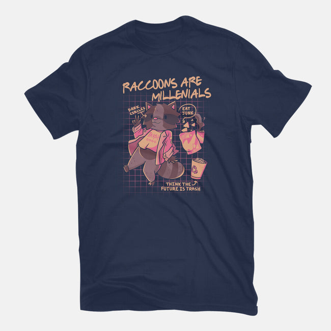 Raccons Millenials-Unisex-Basic-Tee-yumie