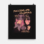 Raccons Millenials-None-Matte-Poster-yumie