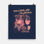 Raccons Millenials-None-Matte-Poster-yumie