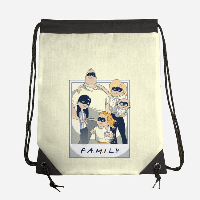 Incredible Family-None-Drawstring-Bag-yumie