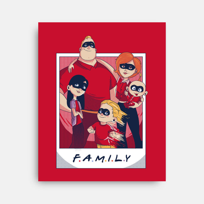 Incredible Family-None-Stretched-Canvas-yumie