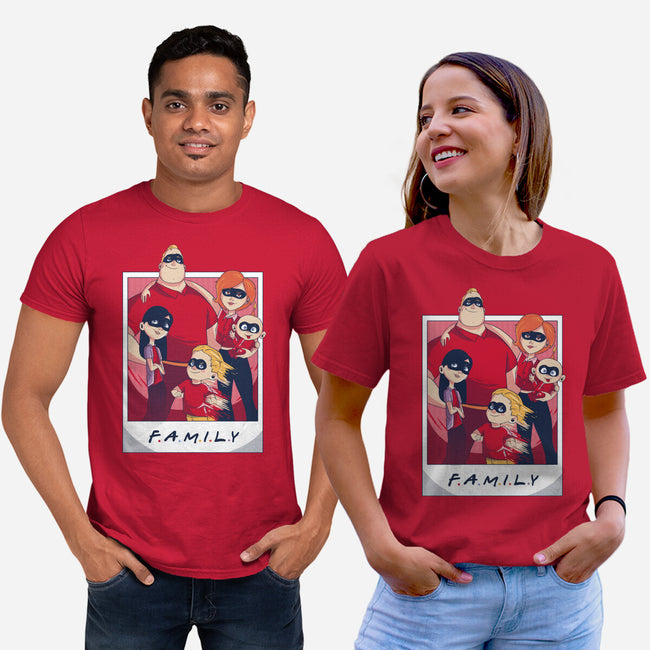 Incredible Family-Unisex-Basic-Tee-yumie