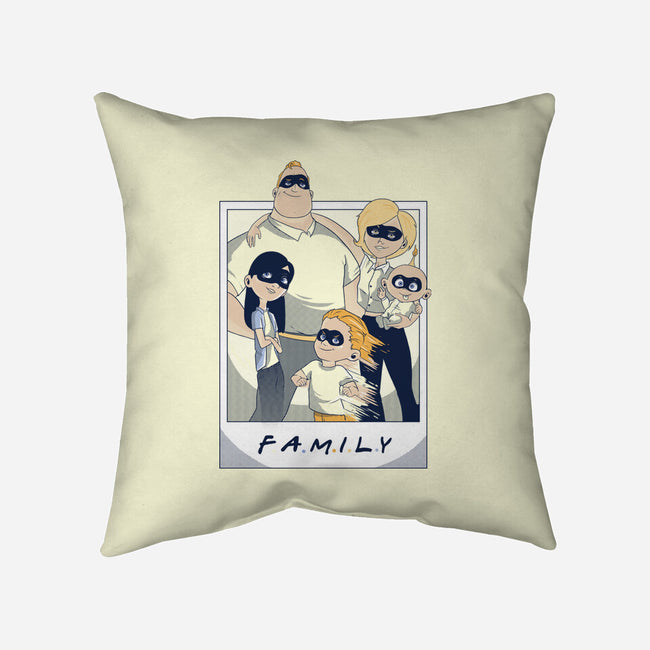 Incredible Family-None-Removable Cover w Insert-Throw Pillow-yumie