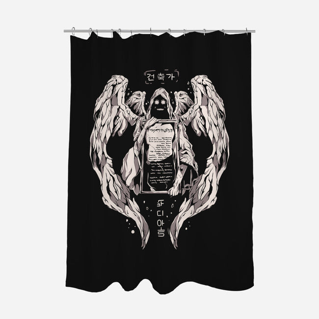 The Architect-None-Polyester-Shower Curtain-yumie