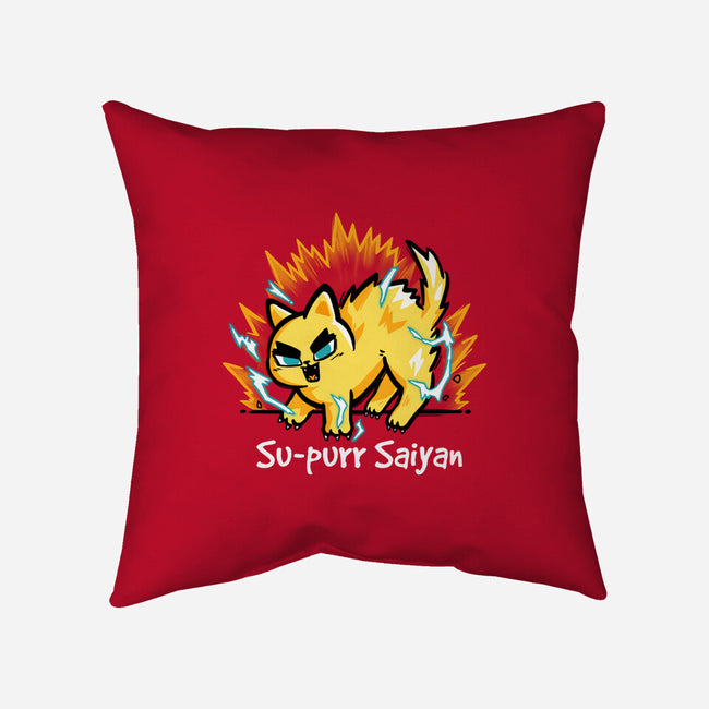 Cat Supurr-None-Removable Cover w Insert-Throw Pillow-NemiMakeit