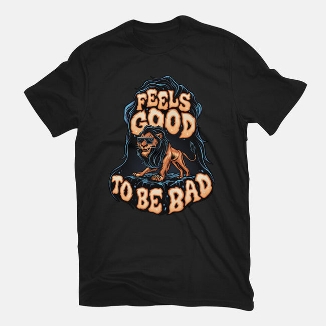 Feels Good To Be Bad-Mens-Basic-Tee-momma_gorilla