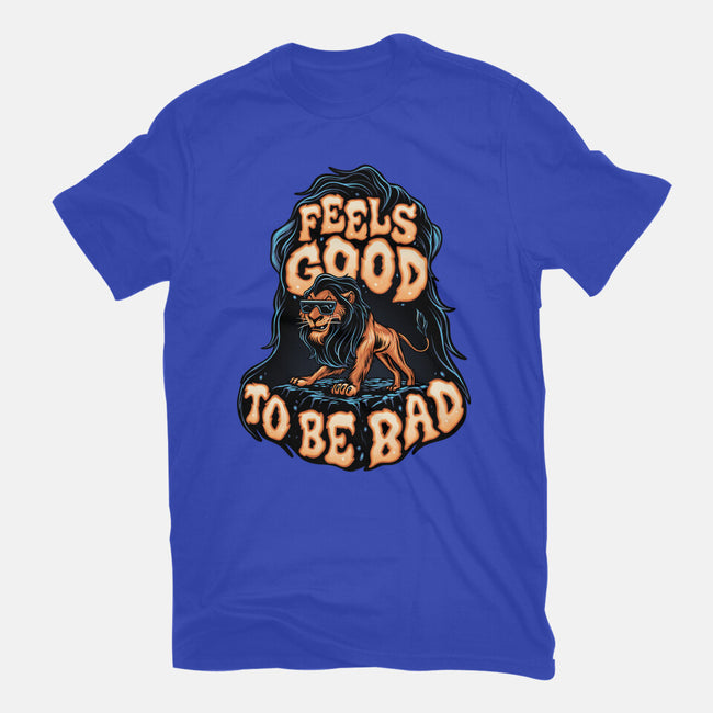 Feels Good To Be Bad-Mens-Basic-Tee-momma_gorilla