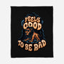Feels Good To Be Bad-None-Fleece-Blanket-momma_gorilla