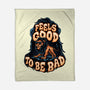 Feels Good To Be Bad-None-Fleece-Blanket-momma_gorilla