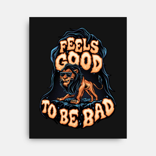 Feels Good To Be Bad-None-Stretched-Canvas-momma_gorilla