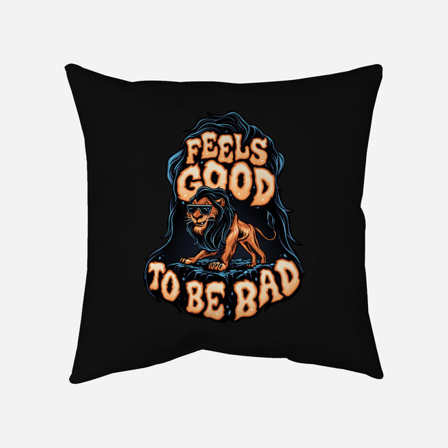 Feels Good To Be Bad-None-Removable Cover w Insert-Throw Pillow-momma_gorilla