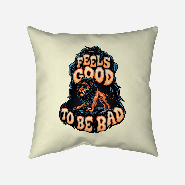 Feels Good To Be Bad-None-Removable Cover w Insert-Throw Pillow-momma_gorilla