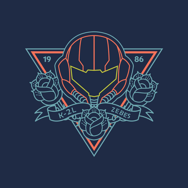 Neon Hipster Samus-Unisex-Basic-Tee-Astrobot Invention