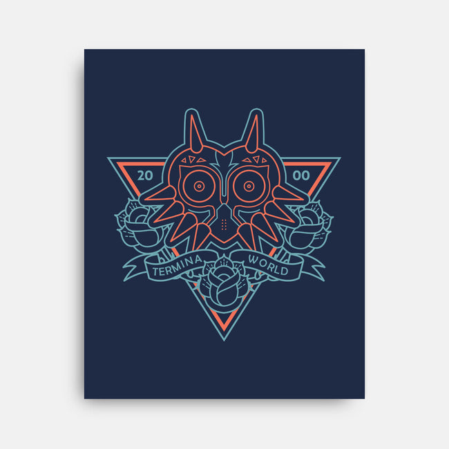 Neon Hipster Majora-None-Stretched-Canvas-Astrobot Invention
