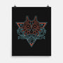 Neon Hipster Majora-None-Matte-Poster-Astrobot Invention