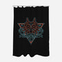 Neon Hipster Majora-None-Polyester-Shower Curtain-Astrobot Invention