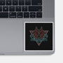 Neon Hipster Majora-None-Glossy-Sticker-Astrobot Invention