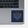 Neon Hipster Majora-None-Glossy-Sticker-Astrobot Invention