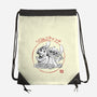 Aloha And Cosmo Sumi-E-None-Drawstring-Bag-Astrobot Invention