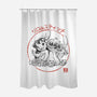 Aloha And Cosmo Sumi-E-None-Polyester-Shower Curtain-Astrobot Invention