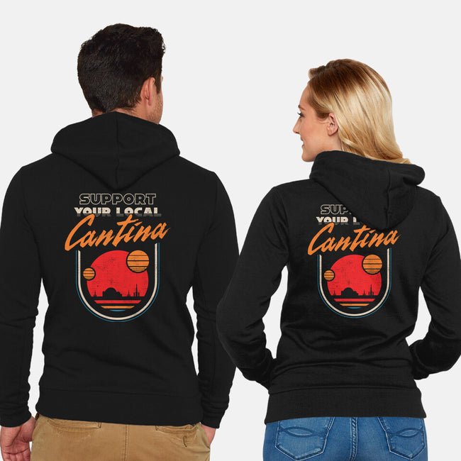 Support Your Local Cantina-Unisex-Zip-Up-Sweatshirt-sachpica