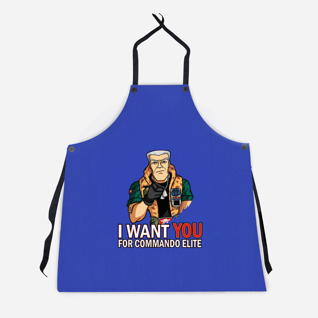 I Want You For Commando Elite-Unisex-Kitchen-Apron-jasesa
