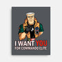 I Want You For Commando Elite-None-Stretched-Canvas-jasesa