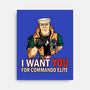 I Want You For Commando Elite-None-Stretched-Canvas-jasesa