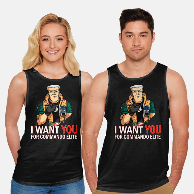 I Want You For Commando Elite-Unisex-Basic-Tank-jasesa