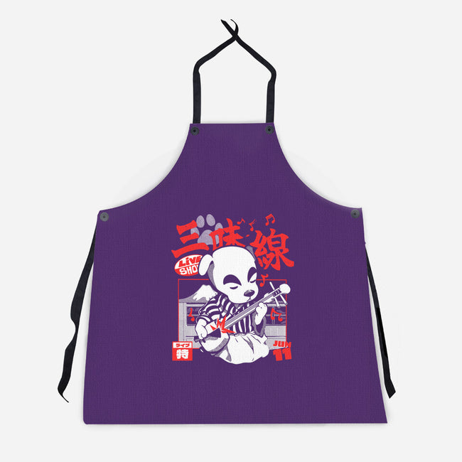 Shamisen Barker-Unisex-Kitchen-Apron-Estudio Horta