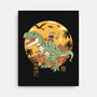 Jurassic Catana T-Rex-None-Stretched-Canvas-vp021