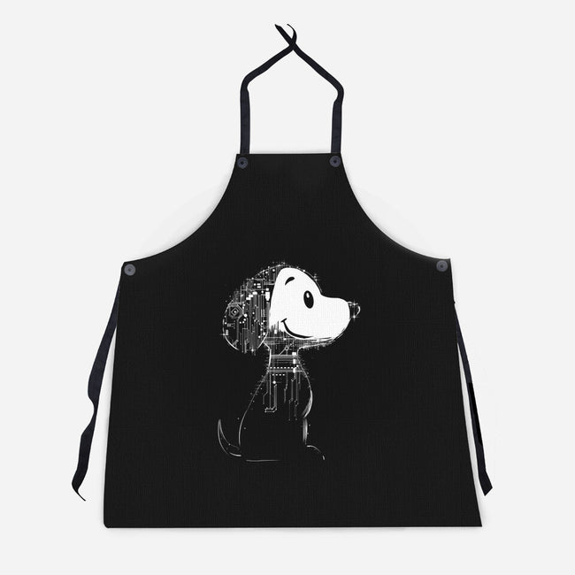 Beagle Of Tomorrow-Unisex-Kitchen-Apron-kharmazero