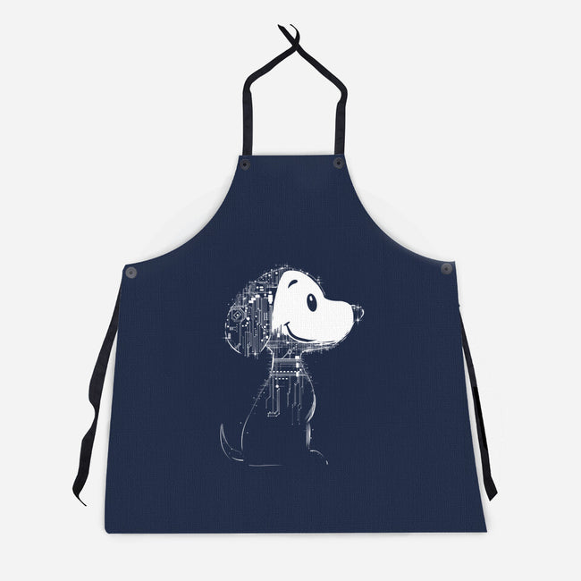 Beagle Of Tomorrow-Unisex-Kitchen-Apron-kharmazero