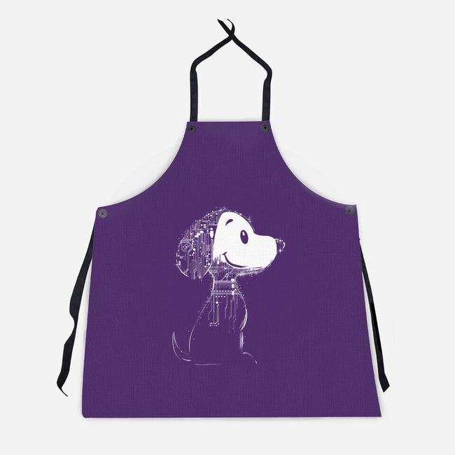 Beagle Of Tomorrow-Unisex-Kitchen-Apron-kharmazero