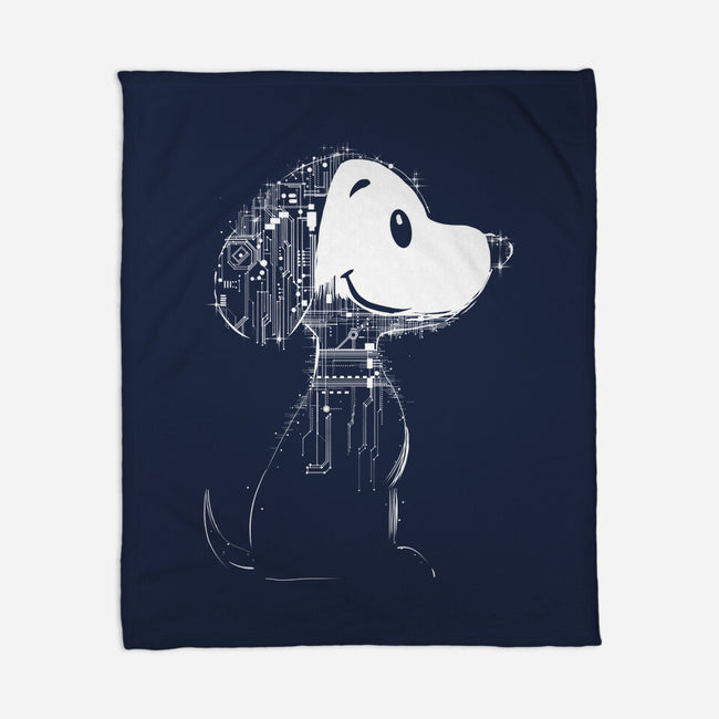 Beagle Of Tomorrow-None-Fleece-Blanket-kharmazero