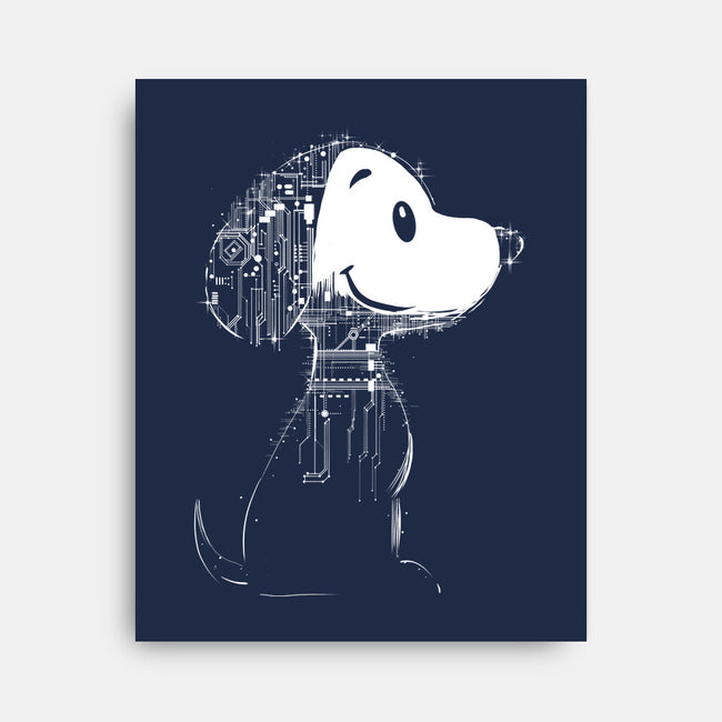 Beagle Of Tomorrow-None-Stretched-Canvas-kharmazero