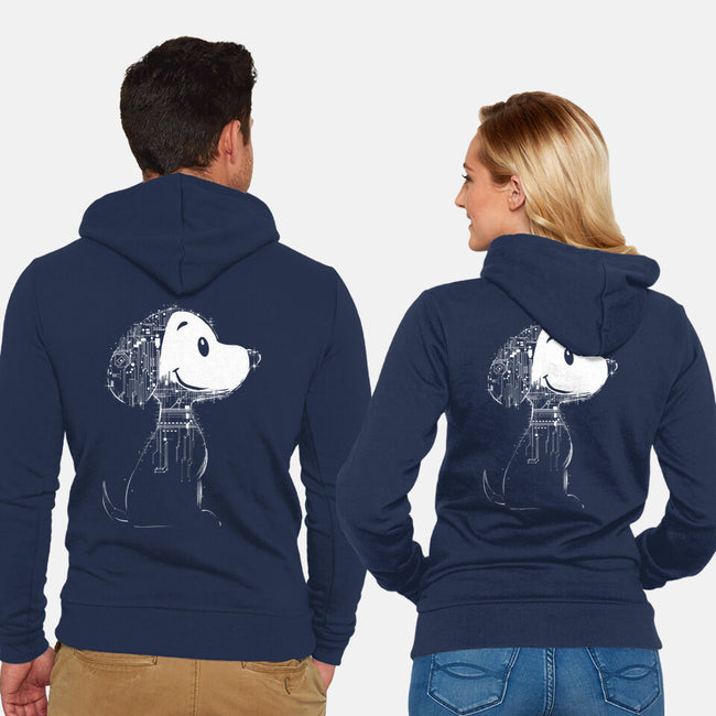 Beagle Of Tomorrow-Unisex-Zip-Up-Sweatshirt-kharmazero