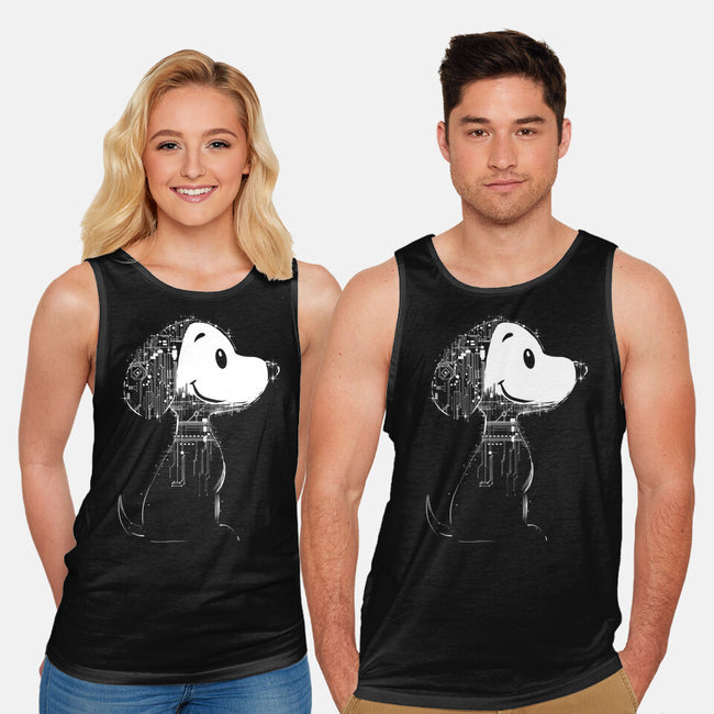 Beagle Of Tomorrow-Unisex-Basic-Tank-kharmazero