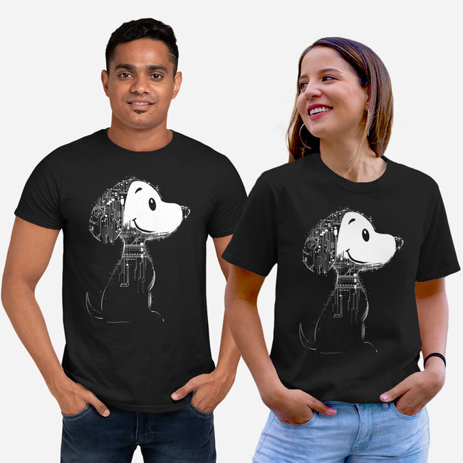 Beagle Of Tomorrow-Unisex-Basic-Tee-kharmazero