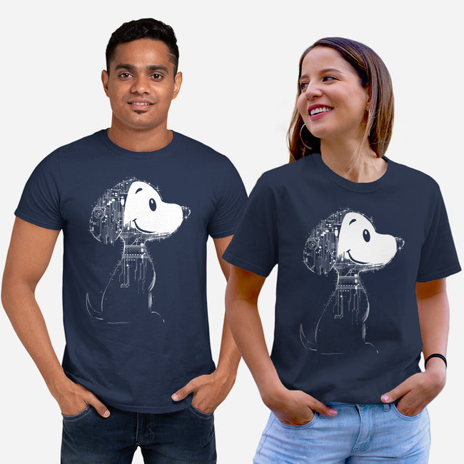 Beagle Of Tomorrow-Unisex-Basic-Tee-kharmazero