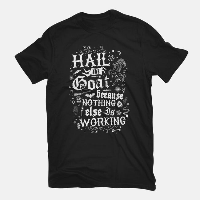 Hail The Goat-Womens-Basic-Tee-Nemons